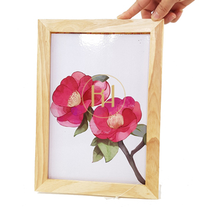 Vietnam Factory Customize <b>Size</b> OEM Laser Logo 13x18 9x13 30x40 <b>A4</b> White Dark Wood Photo <b>Frame</b> - Product Image 2
