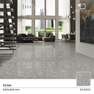 กระเบื้องพอร์ซเลน1200x600สีพื้นทำจากซีเมนต์ใช้ในเชิงพาณิชย์มีลักษณะเหมือนหินขัดอินเดีย - Product Image 2