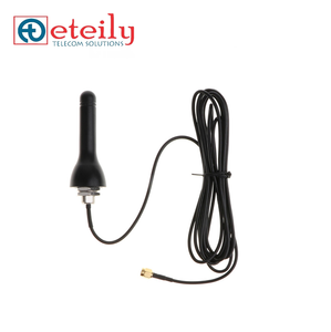 Antena impermeable para exteriores, 3G, 4dBi, montaje de tornillo, tipo pato, con Cable RG174 + conector SMA para montaje de armario - Product Image 1