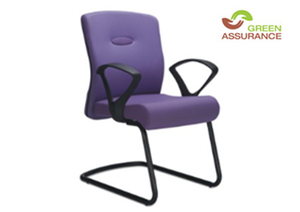 Blue Fabric Mid Back Office Chair - Product Image 2