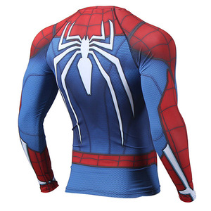 Spider-men Sublimated Men's Sports <b>Compression</b> <b>Shirts</b> Rash Guards-Eco-Friendly Anti-Bacterial Breathable & Quick Dry Sleeveless - Product Image 2