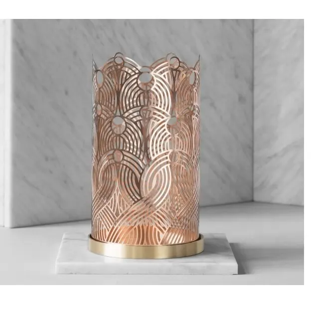 Low Price Modern Art Copper Tealight Candle Holder