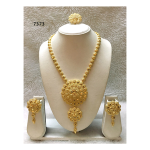 Conjunto de joyas de colección de collar bañado en Oro africano - Product Image 1