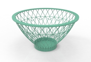 Frutero de alambre de metal, estilo técnico de alambre, estilo indio, malla de alambre decorativa, gran oferta, nuevo diseño, frutero, cuenco para verduras - Product Image 3