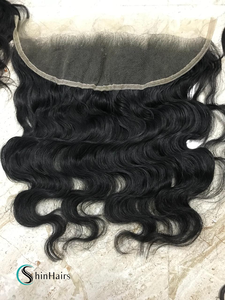 หนังกำพร้าเวอร์จินชิดเรมี่13X4ลูกไม้ด้านหน้าสีผมของมนุษย์การรวมกลุ่มผมดิบผมบริสุทธิ์ที่ยังไม่ได้แปรรูป - Product Image 3