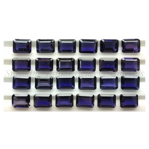 4X6mm Octagon Cut <b>Natural</b> IOLITE Wholesale Factory Price High Quality Faceted Loose Gemstone Per Piece <b>NATURAL</b> IOLITE - Product Image 1