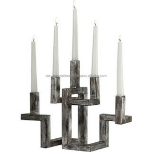 Unique 5-Arm Metal Candelabra Design Other Genres Including <b>Candle</b> <b>Holders</b> <b>Lanterns</b> & <b>Candle</b> Jars - Product Image 6