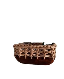 ชามเสิร์ฟอาหารตาข่ายหวายโบราณทำจากธรรมชาติเหมาะสำหรับการผสมในงานแต่งงานและห้องครัวของโรงแรม - Product Image 1