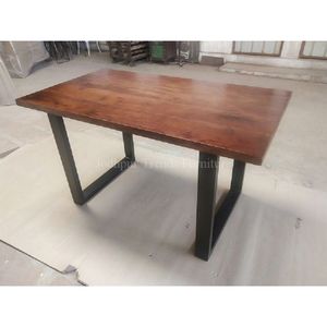 Simple Style Jodhpur Trends Factory Rustic Restaurant Latest Solid Wood Dining Table Designs