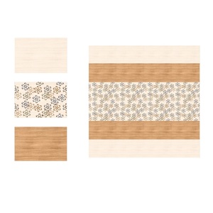 Color púrpura claro y oscuro esmaltado con azulejos de cerámica de diseño simple para baño 30x45cm - Product Image 5