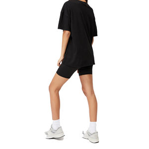 Hot Sale Blank Cotton Polyester O neck Printing Plus Size Plain Custom Logo Printed Black Unisex T Shirts women - Product Image 5