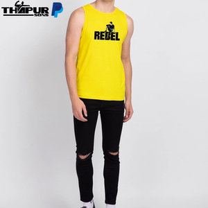 Gym Muscle Chemise sans manches Gilet Débardeurs Vêtements de musculation Été Casual OEM Spandex Anti Quick Dry Respirant - Product Image 4