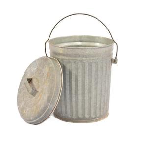 Cubo de basura de hierro Vintage de calidad superior para cocina y baño, 10L, hecho a mano, limpieza del hogar, más vendido, cubo de basura al por mayor - Product Image 2