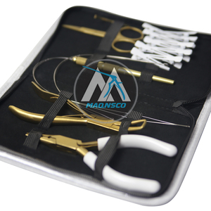 Pince à extensions de cheveux de 6 pouces avec embout dentelé de 15 mm, outil d'extension de cheveux en acier inoxydable - Product Image 5