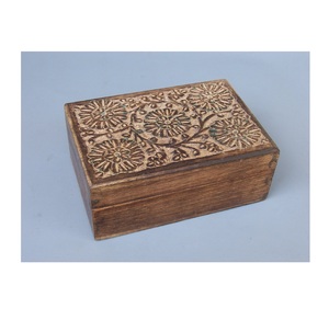 Ensemble de 3 boîtes en bois sculptées Yin Yang faites à la main, de qualité supérieure, boîte sculptée de qualité supérieure, design haut de gamme - Product Image 3