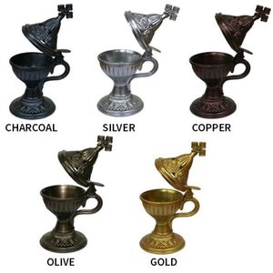 Thuribles en acier de style antique, en laiton moulé, décorés de gravures religieuses, finition polie, logo personnalisé imprimé pour souvenirs - Product Image 2