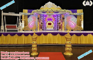 Grand Srilankan Wedding Manavarai Mandap Alemania South Indian Wedding Manavarai Mandap/Stage Gorgeous Tamilian Wedding Mandap Reino Unido - Product Image 2