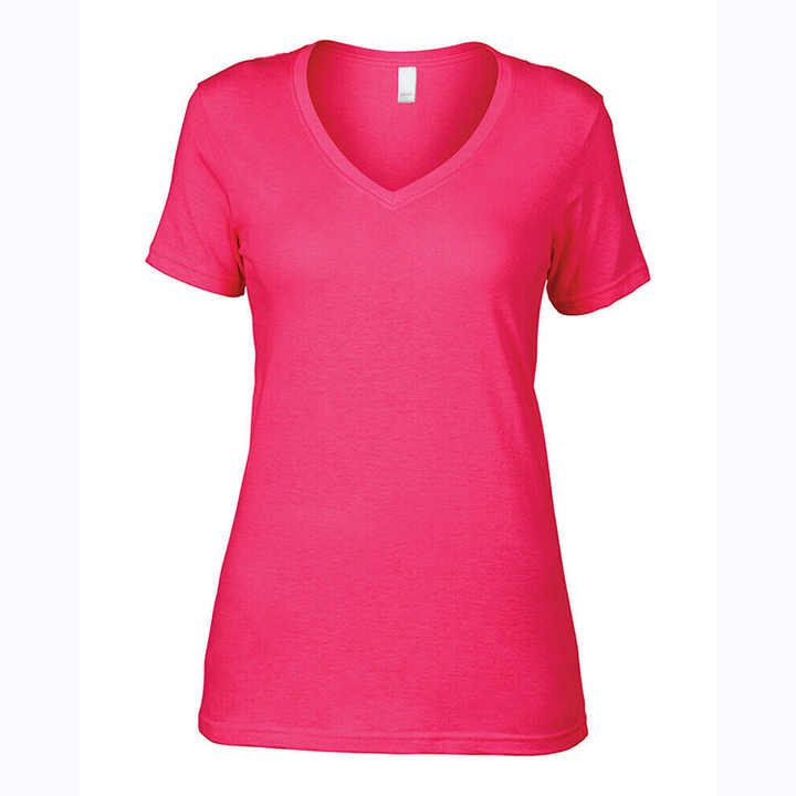 Wholesale Women’s Deep V Neck T Shirts - High Quality
