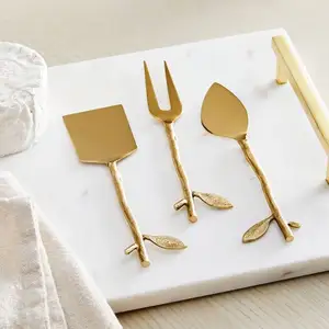 Juego de queso de acero inoxidable de alta calidad, cubiertos de lujo, cuchillos, Apto para lavavajillas, mesa única, cubiertos, servir queso, fiestas - Product Image 1