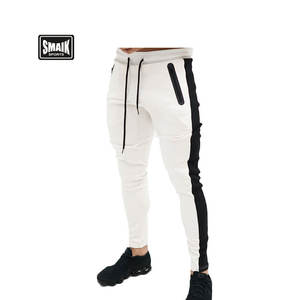 Pantalones Deportivos de Felpa para Hombre, Diseño de Primera Calidad, 100% Algodón, Estilo Vintage, Cierre con Cordón, Franja Lateral Bordada, Otoño, Deportes, OEM - Product Image 5