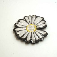 Patchs brodés faits main avec des fleurs et des perles pour vêtements, DIY, strass, paillettes, à coudre/à repasser, applique