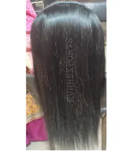 Excelência atacado de cabelo natural perucas templo da índia do sul cabelo feminino