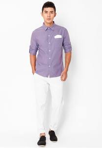 ODM/OEM-Camisa de algodón de manga larga para hombre, camisa a la moda, regular, con cuello vuelto, botón, hecho en Vietnam - Product Image 5