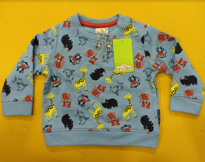 Capi di abbigliamento/Abbigliamento Surplus di Marca Etichette Capretti Delle Ragazze Dei Ragazzi Del Bambino Del Manicotto Lungo Felpe Casuale Della Stampa di Cotone Autunno Maglione Pullover - Product Image 5