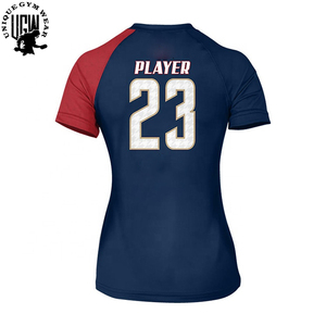 Maillots de crosse unisexes à manches courtes personnalisés, nouveaux maillots élégants antibactériens et respirants à séchage rapide - Product Image 2