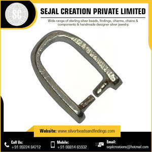 Venta al por mayor de colgantes de plata esterlina de tamaño personalizado, hallazgos de joyería de alta calidad para hacer joyas - Product Image 3