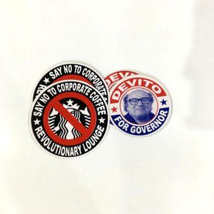 Pegatinas de vinilo de forma redonda personalizadas, pegatinas redondas impermeables individuales personalizadas, pegatina para ventana, impresión UV - Product Image 6