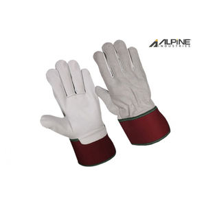 Guantes de aparejo de seguridad industrial Forro de algodón de cuero de alta resistencia Jardinería Transporte Soldadura Canadiense Venta al por mayor Fuego impermeable - Product Image 4
