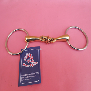 Customizable Sizes High Quality Brass Mouth Stainless Steel Ring Horse Bit Product - Product Image 1