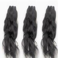 Ekstensi Rambut Manusia Remy Virgin Berkualitas Tinggi 30-Inci, Jahitan Ganda Mesin, Gelombang India, OEM Bebas Bahan Kimia, Semua Warna