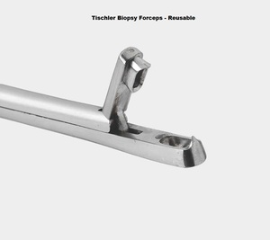 Fórceps cervicales de acero inoxidable manual Tischler 23cm - Product Image 2