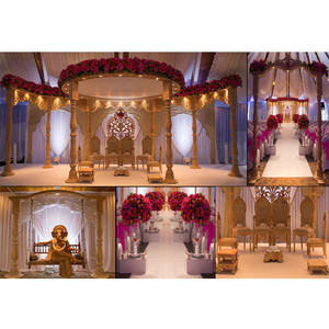 งานฝีมือไม้สุดอลังการสำหรับงานแต่งงานแบบแมนดาปในสหรัฐอเมริกา แมนดาปงานแต่งงานแบบฮินดูที่งดงาม แมนดาปงานแต่งงานแบบอินเดียที่แกะสลักด้วยไม้ในออสเตรเลีย - Product Image 1