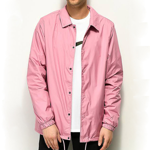 เสื้อแจ็คเก็ตกันลมสีดำกันลมเป็นมิตรกับสิ่งแวดล้อมสำหรับผู้ชายเสื้อโค้ทผ้า100% โพลีเอสเตอร์ออกแบบโลโก้ได้ตามต้องการสำหรับฤดูหนาว - Product Image 5