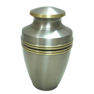 Urna de Metal Antigua para Funerales y Cremaciones, Urna de Metal Clásica de Lujo a Buen Precio, Color Marrón Metálico, Urna para Cenizas de Mascotas y Humanos - Product Image 1