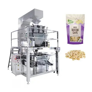 premade zipper bag stand up pouch dry fruit packing machine mango durian pineapple chips dried fruit doypack packaging machine