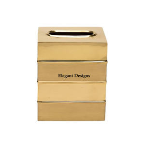 Boîte à mouchoirs décorative en métal, vente en gros, distributeur de mouchoirs classique, meilleure qualité, abordable, nouvelle boîte à mouchoirs - Product Image 3