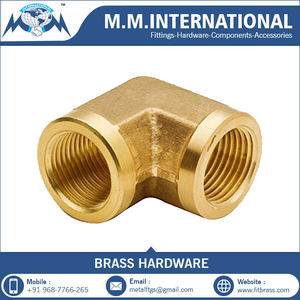 Raccords de tuyau coudé en laiton personnalisé, pièces, coude de Compression pour le soudage du cuivre - Product Image 2