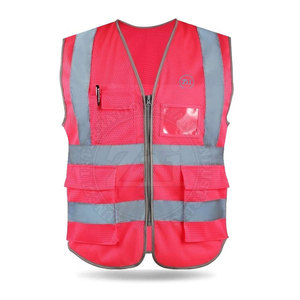 Chaleco DE SEGURIDAD reflectante multibolsillo de alta calidad, ropa de seguridad, chaleco reflectante de alta visibilidad para adultos - Product Image 6