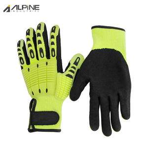 100% huile gaz dos injecter gants nouveau Design Impact cuir synthétique gants de mécanicien haute qualité main bras Protection travail unisexe - Product Image 4