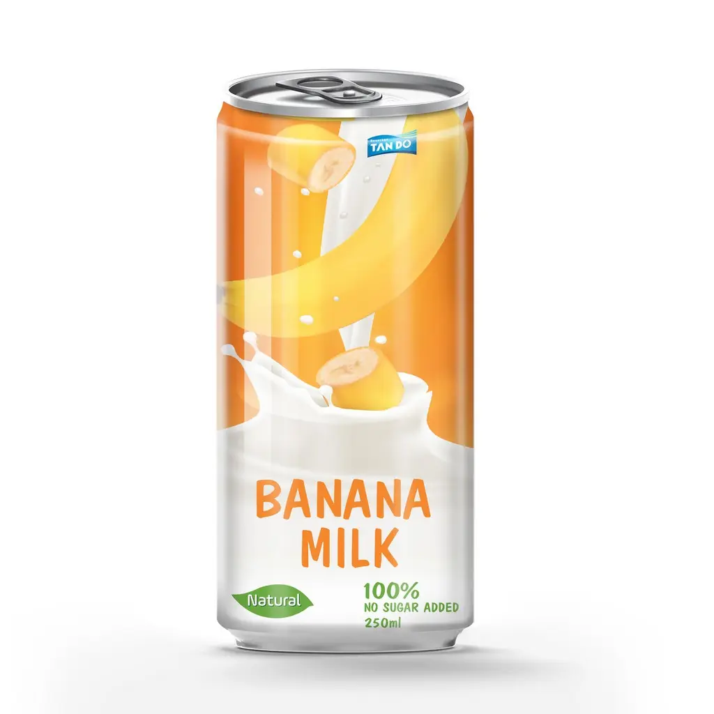 Banane Coréen Lait Frais Boissons Aliments Et Boissons 250ml