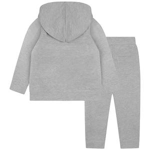 Chándal informal de algodón con estampado para niños, capucha de lana con cierre de cremallera, a la venta - Product Image 2