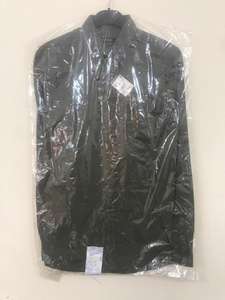 Lots de vêtements en surplus : Chemises décontractées en coton à manches longues pour hommes, boutonnées, en denim, avec étiquettes de marque originales, pour l'entraînement, stock du Bangladesh - Product Image 3