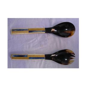 Cuillère à fourchette en corne naturelle et articles pour la maison et la cuisine et restaurants pour une pièce de taille personnalisée et une utilisation à la main - Product Image 3