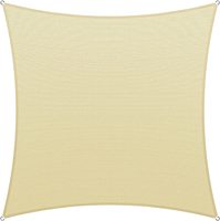 Voile d'ombrage rectangulaire en HDPE tissé résistant aux UV, filet pare-soleil robuste avec un taux d'ombrage de 90%-95% pour carport et patio