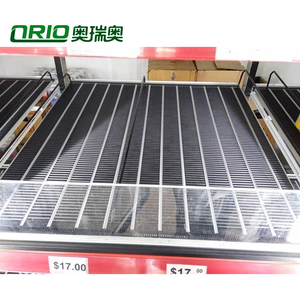 Orio Chine TOP 10 Séparateurs de réfrigérateur de haute qualité en ABS noir écologique, organisateur de boissons, glissières de réfrigérateur à roulettes par gravité - Product Image 5