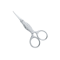 Ciseaux à ongles professionnels Arrow Point, lame extra-affûtée en acier inoxydable, ciseaux pour la mise en forme des sourcils avec logo personnalisé
